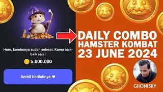 💵 DAILY COMBO CARD HAMSTER KOMBAT 23 JUNE 2024 | KARTU KOMBO HARIAN HAMSTER KOMBAT 23 JUNI 2024