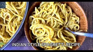 Indian-Style Spaghetti Recipe with Aromatic Spices and Almonds