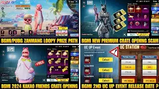 Pubg/Bgmi New Prize Path | Bgmi New Premium Crate Opening | 2024 Kakao Friends | Next Uc Up Event
