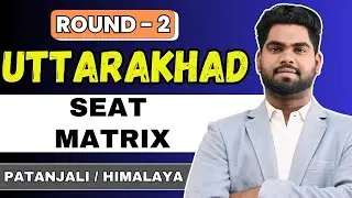 Uttarakhand Aayush Counseling 2nd Round 2024,  Seat Matrix &  Cut off , Low Budget Admission.
