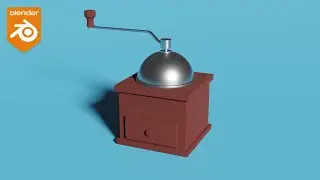 Manual Coffee Grinder in Blender | Tutorial