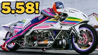 ROCKET POWERED MOTORCYCLE BREAKS WORLD RECORD!