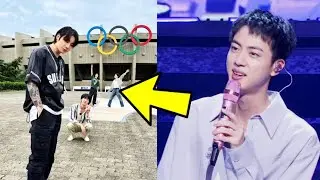 Jin Makes History with New Record 🥰 Jin Sang a Song in The Olympic Stadium😍 BTS Today News #bts #jin