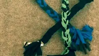 How to make dog toys from old t-shirts!