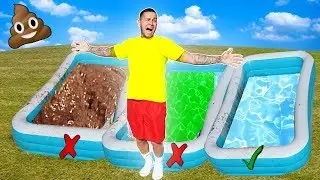 DONT Trust Fall into the Wrong Pool!! *GROSS*