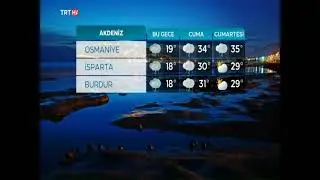 Trt Haber Hava Durumu 23-24-25-Haziran 2022