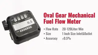 Mechanical Fuel Over Gear Diesel Gasoline Flow Meter