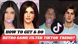 How to get retro game filter on TikTok | how to do the retro game filter tiktok trend
