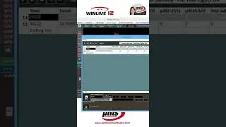 SHORT of WINLIVE PRO SYNTH 12 - Events management (load pdf, text or picture)
