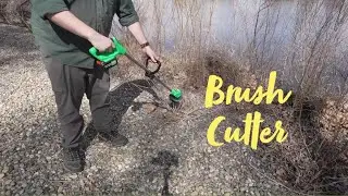 Weed Wacker Cordless Electric Brush Cutter 52 Inch Grass Trimmer Stringless