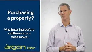 Should you insure a property before settlement? | Legal Advice from a Sunshine Coast Property Lawyer