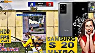 PUBG VS Samsung S20 Ultra 60 FPS TEST | HDR + 60 FPS 🥵