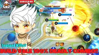 Instant Kills Build Vale 100% Deadly Combo!! - Build Top 1 Global Vale || Zona ciuzu ~ MLBB