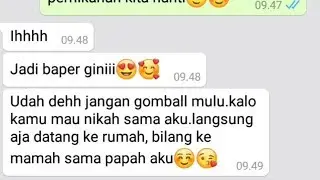 Chat wa gombal bikin baper 
