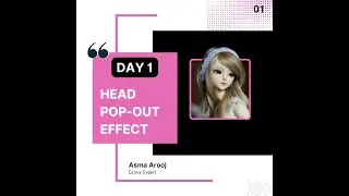 How to create head pop-out image - Day 1 | Canva Tips & Tricks