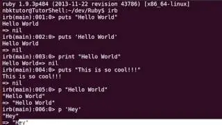 Learn Ruby Programming (Coding Tutorial, Introduction I)