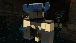 -TUTORIAL-HOW TO MAKE WARDEN in LEGO-{MINECRAFT}