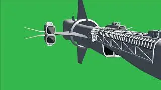 Best Space Ship green screen video HD footage for free download 