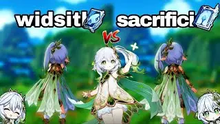 WHICH WEAPON IS BETTER FOR NAHIDA WIDSITH OR SACRIFICIAL [GENSHIN IMPACT]