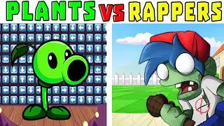 FNF Plants vs Rappers | GF mod zombie