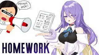 【Asmr¿talk¿】Doing homework【holoID】