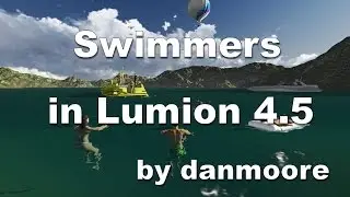 Swimmers in Lumion 4.5