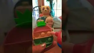 Pop it fidget toy and piggy 🐷 #stressrelief #popit #fidget #trendingshorts #funny
