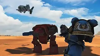 WARHOUND & STORMTALON JOIN SPACE MARINE FORCES - WARHAMMER 40K - Ultimate Epic Battle Simulator 2