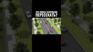 Эти линии запрещено пересекать? #автошкола #новости #классвождения