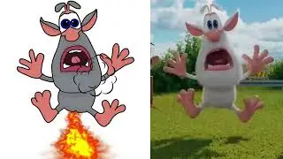 Laugh with Laugh with Booba part 3 funny drawing Meme video funny👍🙏😁🤓😅