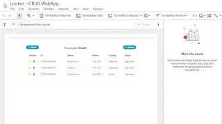 Google Apps Script - Tutorial CRUD Modal Popup Part 11: Embed To Looker Data Studio