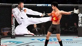 🐲 UFC5 Bruce Lee vs Karate Devil UFC 5 - Super Fight 🐲