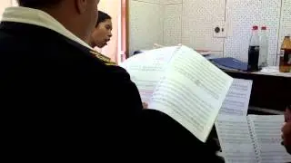 Rehearsing the "Queen" medley 4