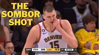 Nikola Jokic with his signature SOMBOR shot - 
