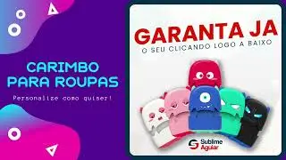 Carimbo Personalizado Para Roupas, Materiais e Itens