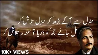 Mil jaye tujh ko darya to samandar talaash kr..! | MOTIVATIONAL POETRY