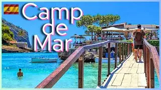 Playa Camp de Mar Full Beach Walk | Mallorca, Spain 2024