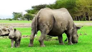 Rhino & baby