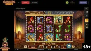 Legacy of Dead Slot wins 156X Gambling on Free Spins Bonus