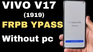 Vivo v17 (1919) frp bypass Google Account bypass without pc