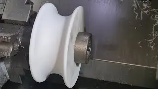 How to make a Roller /pulley | CNC parRoller kaise banaye | Concave roller | 