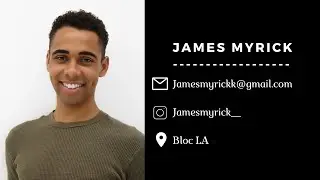 James Myrick - Dance Reel 2021