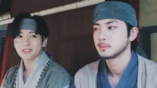 Jungkook and Jin in the Daechwita MV (Agust D)
