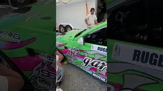 NRG Innovations making the first steering wheel extension for drift prospect Carson Ruger