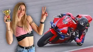 Una BIONDA in PISTA a PORTIMAO con 217 CV!
