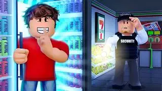 He Built a Secret Room in a 7-11... (Roblox Movie)