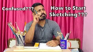 Sketching Tips for Beginners | How to start Sketching | Artist Deepkaran |