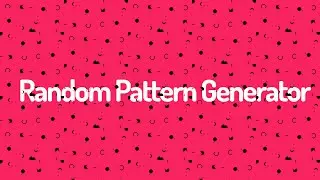 Random Background Pattern Generator