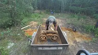 I'M DIGGING THE EARTH LIKE A MOLE! I FOUND ANOTHER BIG, THICK SHEET OF IRON! I FOUND A COMPLETE T...