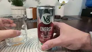 V8 Energy New Strawberry and Banana taste test and a deep look at